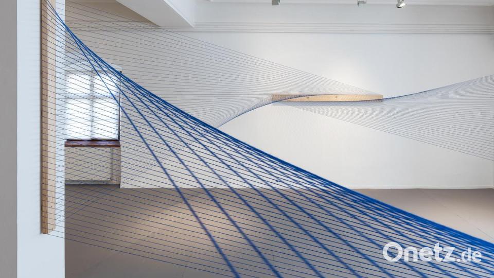 Eine Installation von Heiko Börner im Luftmuseum Amberg. Bild: Heiko Börner und VG Bild-Kunst