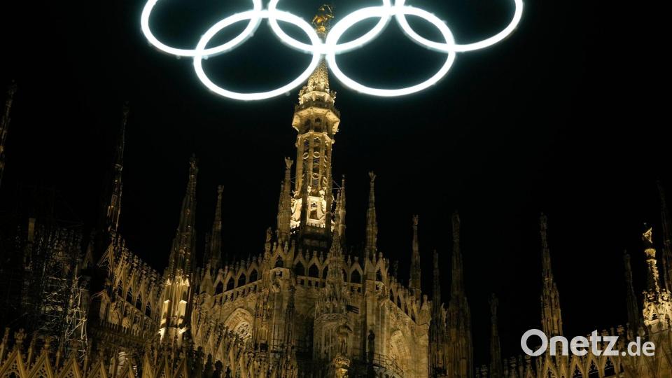 Die Eröffnungsfeier findet in Mailand statt. Bild: Luca Bruno/AP/dpa