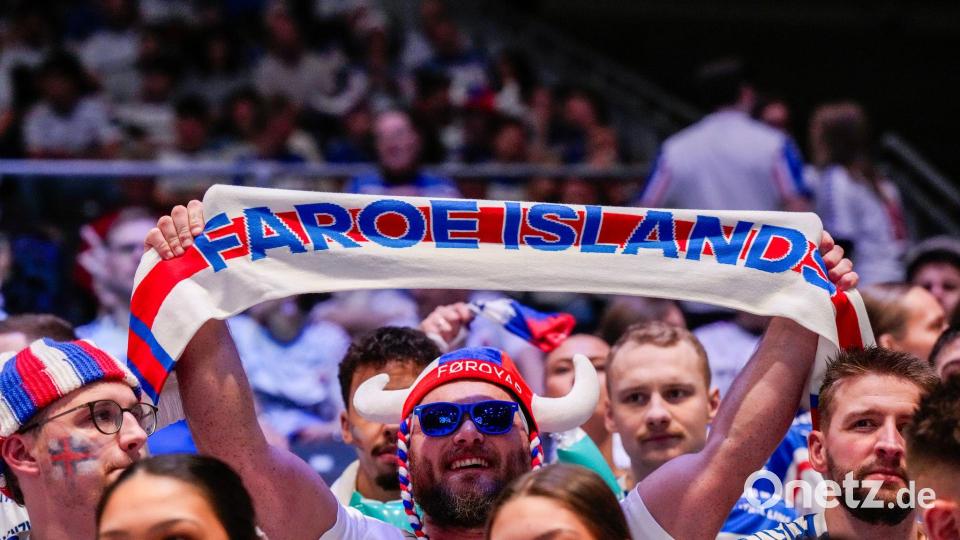 Tausende Handball-Fans der Färinger waren in Oslo. Bild: Cornelius Poppe/NTB/dpa