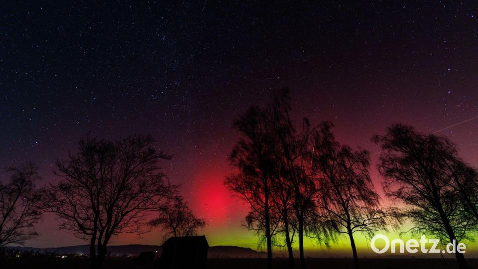 Wie weit die Polarlichter im Süden zu sehen sind, hängt laut dem DWD von der Stärke des Ausbruchs auf der Sonne ab. Bild: Matthias Balk/dpa