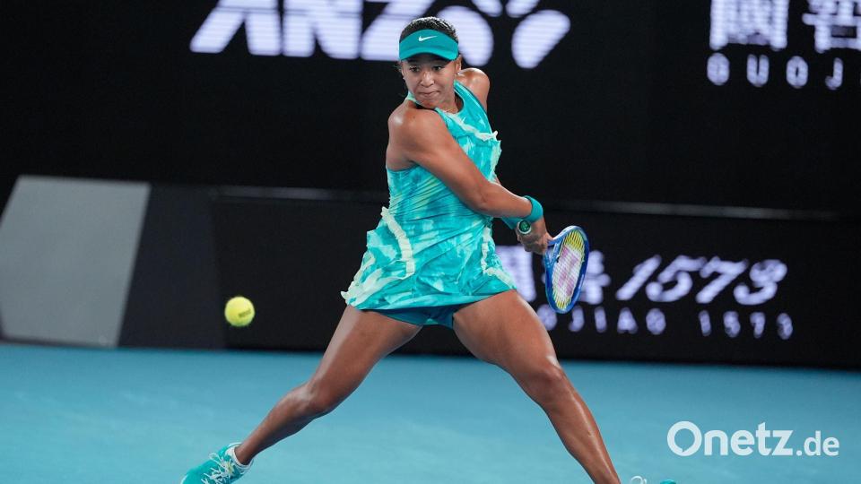 Auch das Matchoutfit war modisch. Bild: Asanka Brendon Ratnayake/AP/dpa