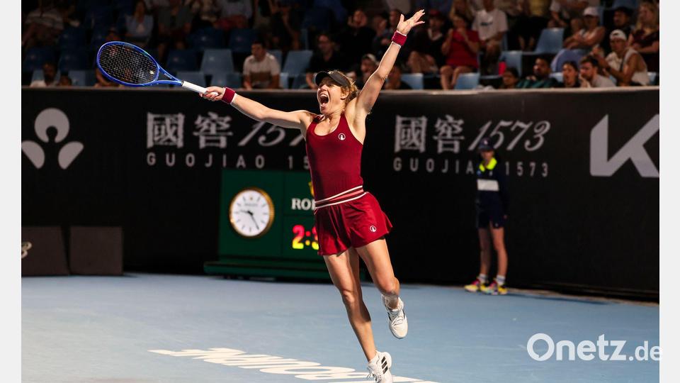 Laura Siegemund nach 0:6 im ersten Satz eine Runde weiter Bild: Frank Molter/dpa