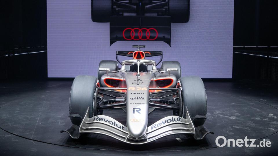 Mit diesem Rennwagen will Audi in der Formel 1 erfolgreich sein. Bild: Soeren Stache/dpa