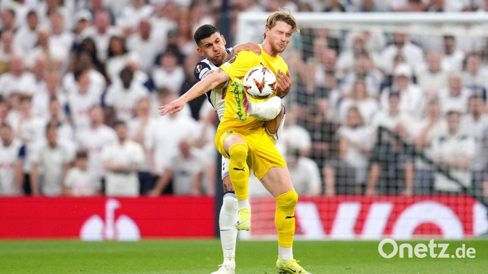 Kasper Högh wird gegen Manchester zum Helden. (Archivbild) Bild: John Walton/PA Wire/dpa