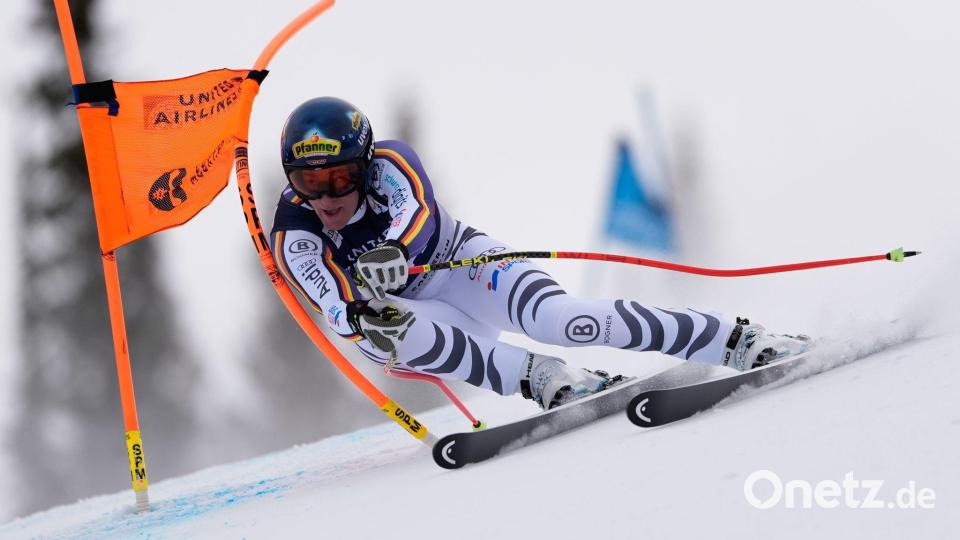Der einzige deutsche Speed-Fahrer bei Olympia: Simon Jocher. (Archivbild) Bild: Robert F. Bukaty/AP/dpa