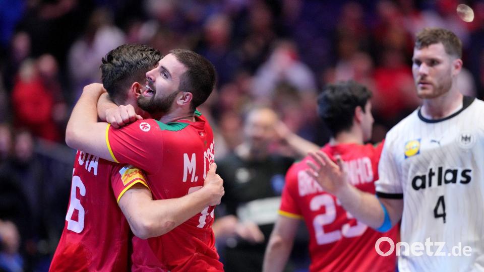 Im WM-Viertelfinale 2025 gegen Portugal platzte Deutschlands Medaillentraum. (Archivbild) Bild: Soeren Stache/dpa