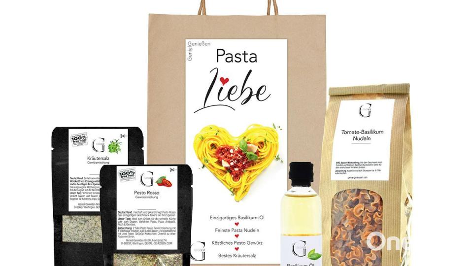 Geschenk-Set Pasta-Liebe Bild: www.onetz-shop.de