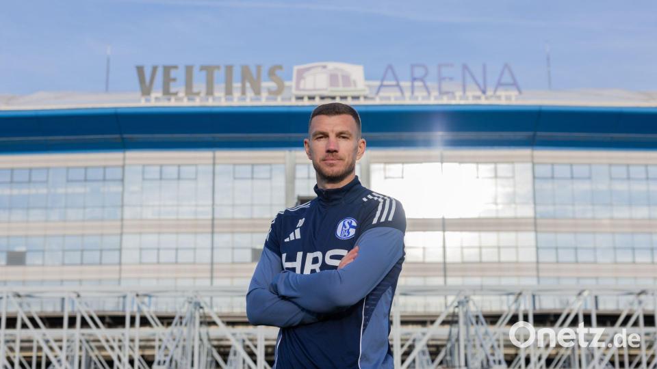 Edin Dzeko will zukünftig in der 2. Bundesliga stürmen. Bild: Rolf Vennenbernd/dpa