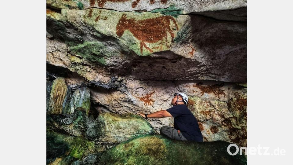 Die Funde auf Sulawesi geben auch neue Hinweise auf die Besiedelung Australiens. Bild: Maxime Aubert/Griffith University/dpa