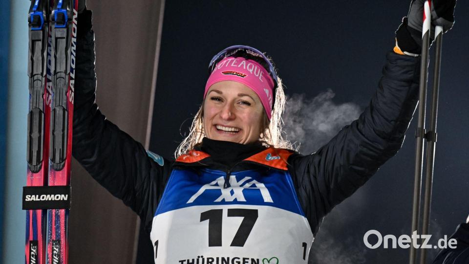 Abfahrer Cyprien Sarrazin hat seine Beziehung zu Laura Gimmler öffentlich gemacht. (Archivbild) Bild: Hendrik Schmidt/dpa