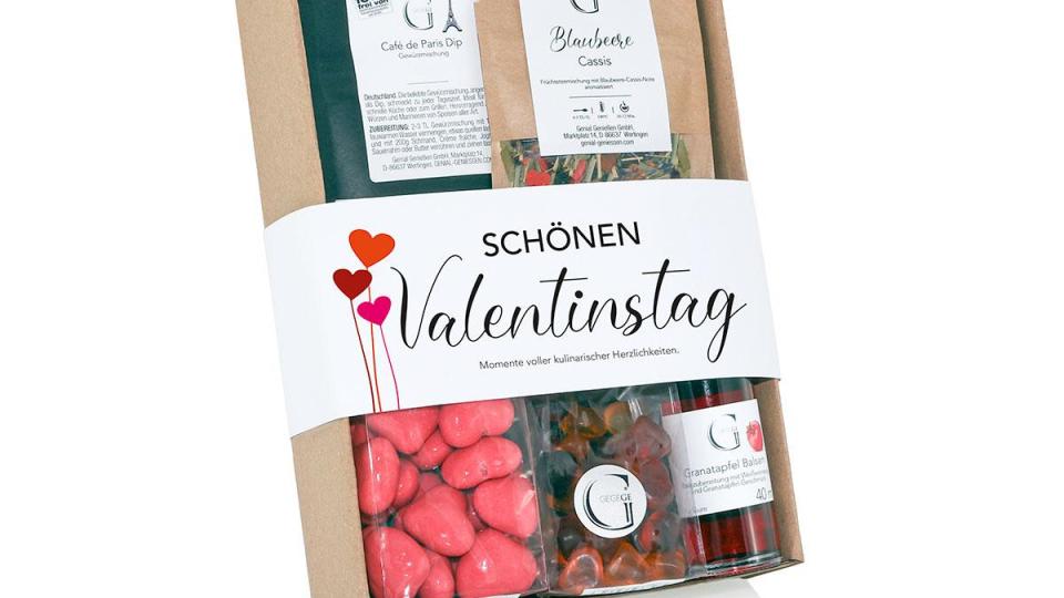 Geschenk-Set zum Valentinstag Bild: www.onetz-shop.de