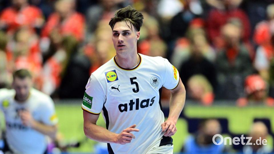 Miro Schluroff belebte das deutsche Angriffsspiel. Bild: Sina Schuldt/dpa