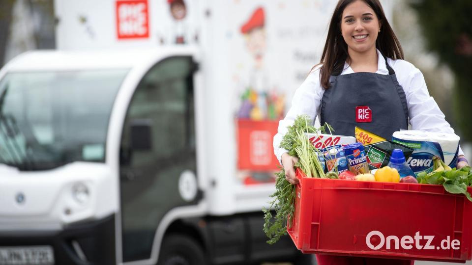 Picnic wurde in den Niederlanden gegründet. Seit 2018 gibt es den Lebensmittel-Lieferdienst, an dem Edeka beteiligt ist, auch in Deutschland. Bild: Federico Gambarini/dpa