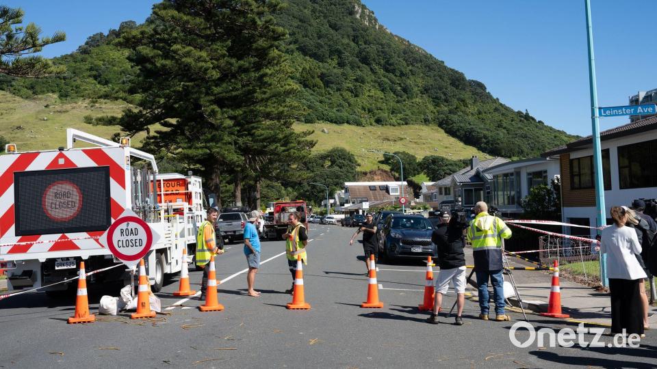 Mindestens sechs Menschen werden nach einem Erdrutsch vermisst. Bild: Owen Thompson/Photosport NZ/AAP/dpa