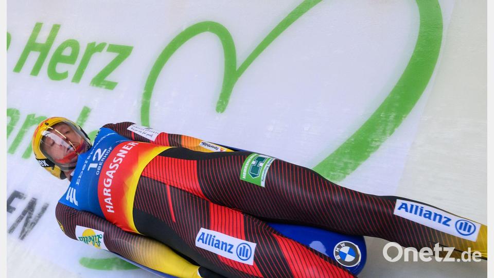 Felix Loch holte beim Rodel-Weltcup in Oberhof seinen vierten Saisonsieg. Bild: Robert Michael/dpa