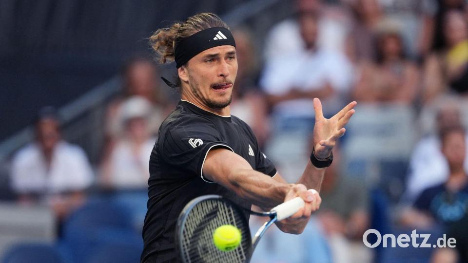 Alexander Zverev steht bei den Australian Open im Achtelfinale. Bild: Aaron Favila/AP/dpa