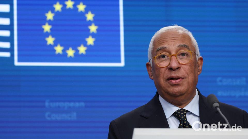 Costa hielt an dem Sondergipfel fest, grundsätzlich über die jüngsten Entwicklungen in den transatlantischen Beziehungen und deren Auswirkungen auf die EU sprechen zu können. Bild: Omar Havana/AP/dpa