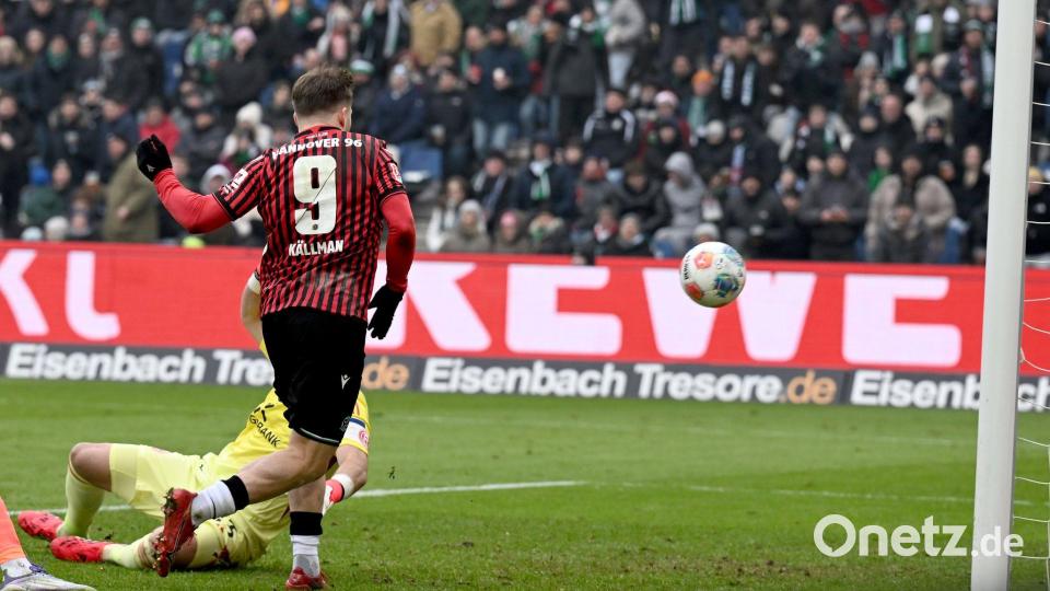 Hannovers Torschütze vom Dienst: Benjamin Källman erzielt gegen Düsseldorf seinen elften Saisontreffer. Bild: Swen Pförtner/dpa