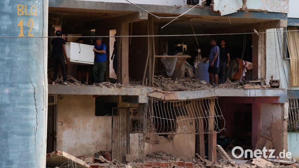 Mindestens 100 Menschen wurden laut Caracas bei dem US-Angriff getötet, auch Wohnungen wurden zerstört. (Archivbild) Bild: Javier Campos/dpa