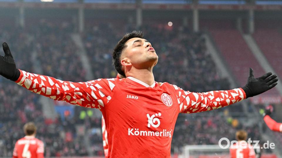 Amiri macht mit seinem Treffer alles klar. Bild: Torsten Silz/dpa