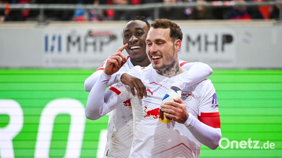 David Raum entschied die Partie mit dem 3:0. Bild: Harry Langer/dpa