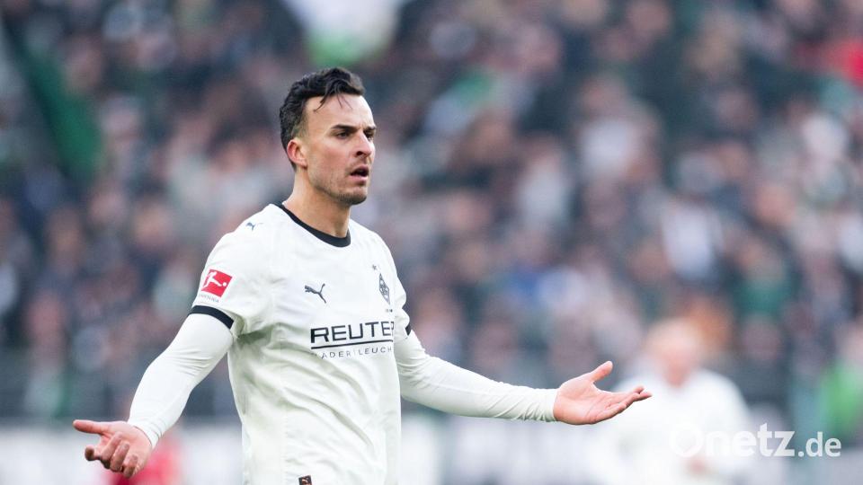 Elfmeter verschossen und viele Ballverluste: Gladbachs Torjäger Tabakovic spielte diesmal unglücklich. Bild: Marius Becker/dpa