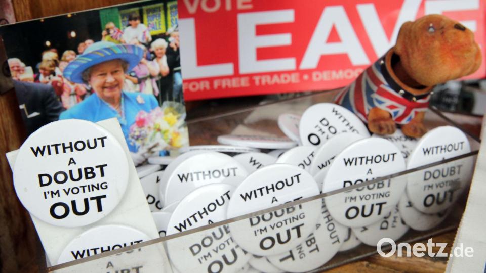 Fast zehn Jahre ist es her, dass die Briten in einem Referendum mit knapper Mehrheit für den EU-Austritt ihres Landes stimmten. (Archivbild) Bild: picture alliance / dpa