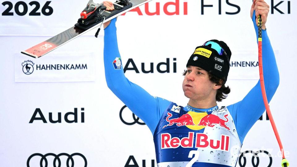 Giovanni Franzoni ist der Shootingstar im alpinen Ski-Weltcup. Bild: Barbara Gindl/APA/dpa
