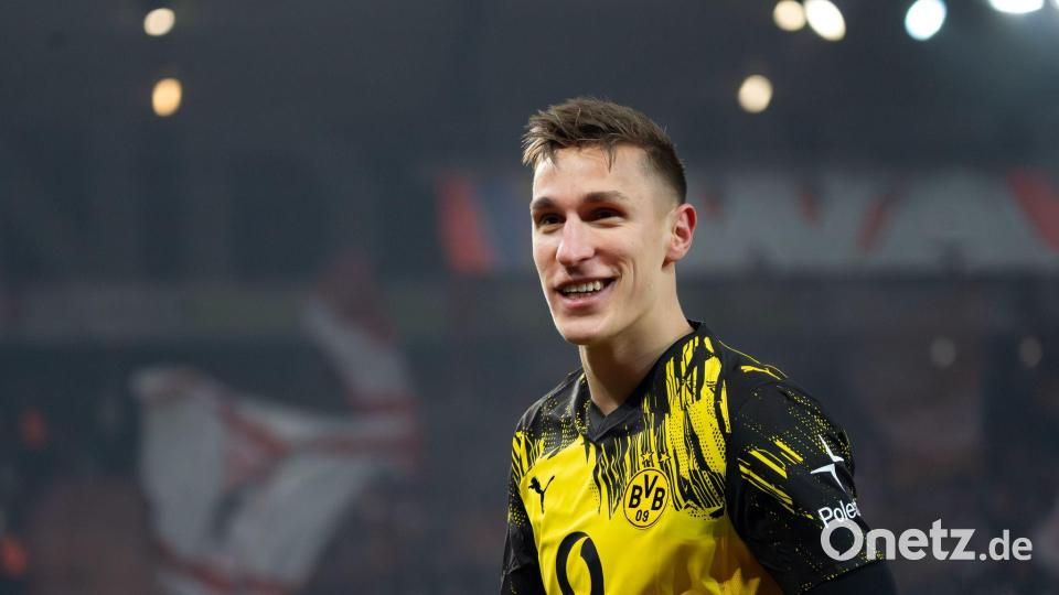 Nico Schlotterbeck hat die Meisterschaft noch nicht abgeschrieben. Bild: Soeren Stache/dpa