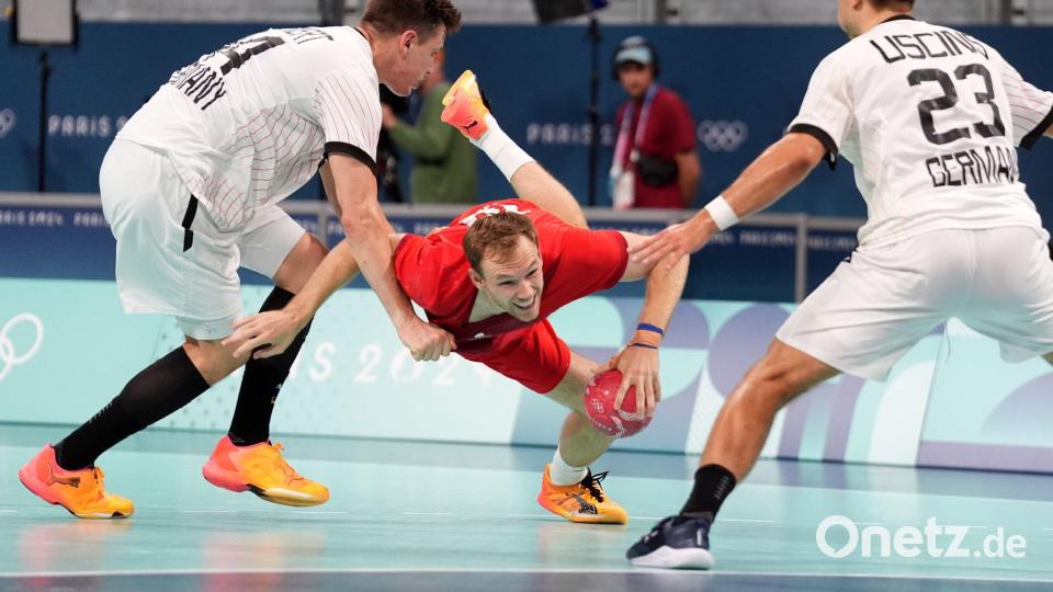 Bei Olympia 2024 nicht aufzuhalten: Dänemarks Mathias Gidsel. (Archivbild) Bild: Marcus Brandt/dpa