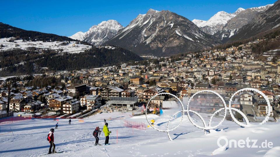 In Cortina werden bei Olympia zahlreiche Wettbewerbe ausgetragen. (Archivbild) Bild: Luca Bruno/AP/dpa