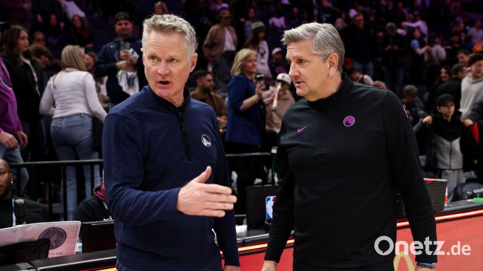 Die Trainer beider Teams äußerten sich zu der angespannten Lage in Minneapolis. Bild: Matt Krohn/AP/dpa