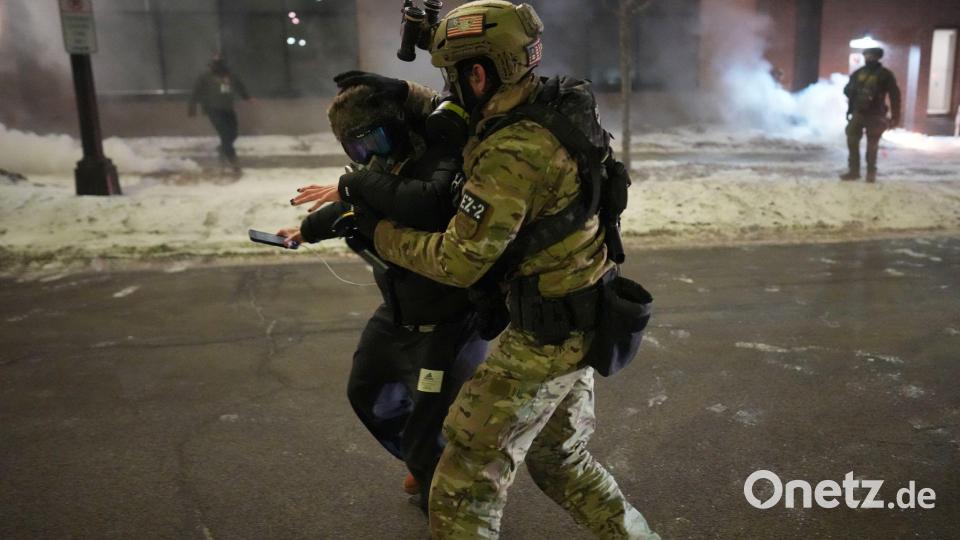 Proteste in Minneapolis Bild: Adam Gray/AP/dpa