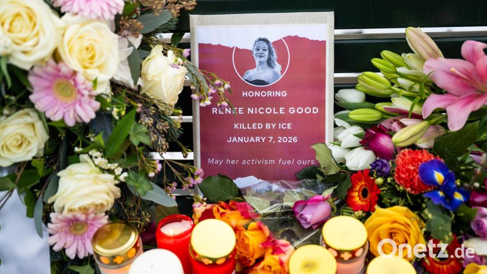 Renee Good war Anfang Januar bei einem ICE-Einsatz tödlich verletzt worden. (Archivbild) Bild: Christophe Gateau/dpa