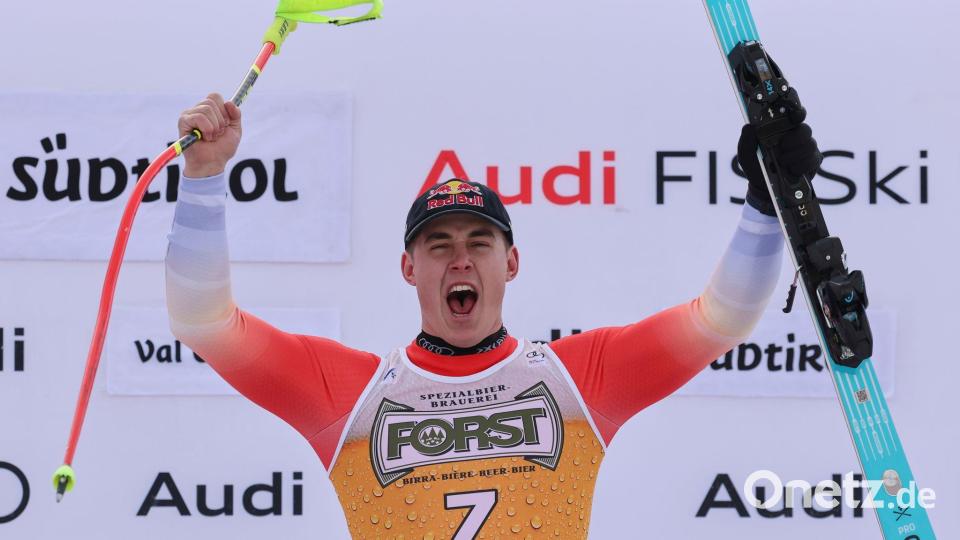 Wäre ohne ein Crowdfunding wohl kein Weltmeister geworden: Franjo von Allmen. (Archivbild) Bild: Alessandro Trovati/AP/dpa