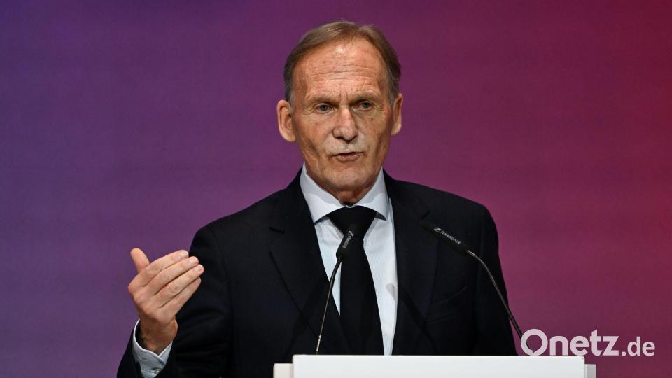 Ligapräsident Hans-Joachim Watzke: mahnende Worte beim DFL-Neujahrsempfang. Bild: Florian Wiegand/dpa