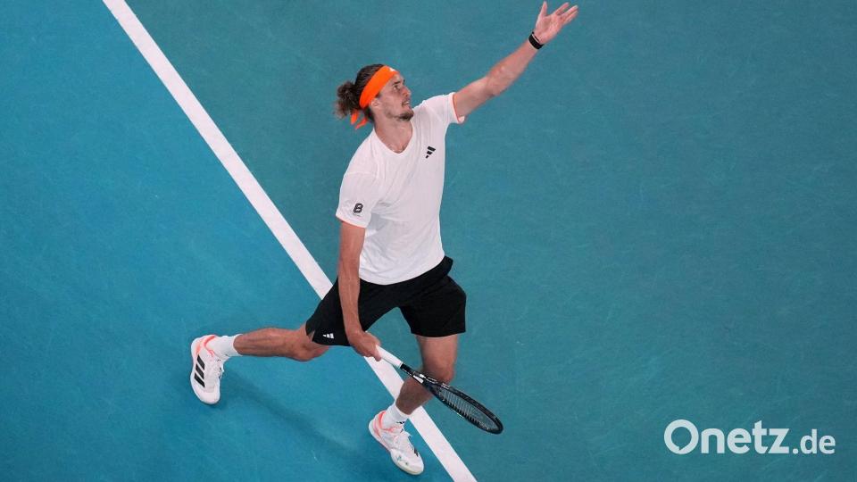 Alexander Zverev steht bei den Australian Open im Halbfinale. Bild: Dita Alangkara/AP/dpa