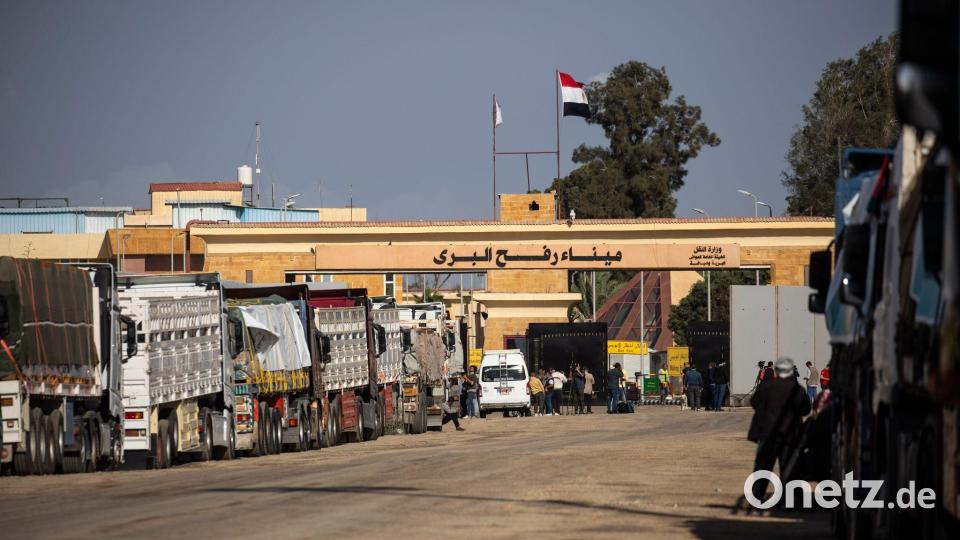 Wird der Grenzübergang nach Rückführung der letzten toten Geisel jetzt geöffnet?(Archivbild) Bild: Gehad Hamdy/dpa