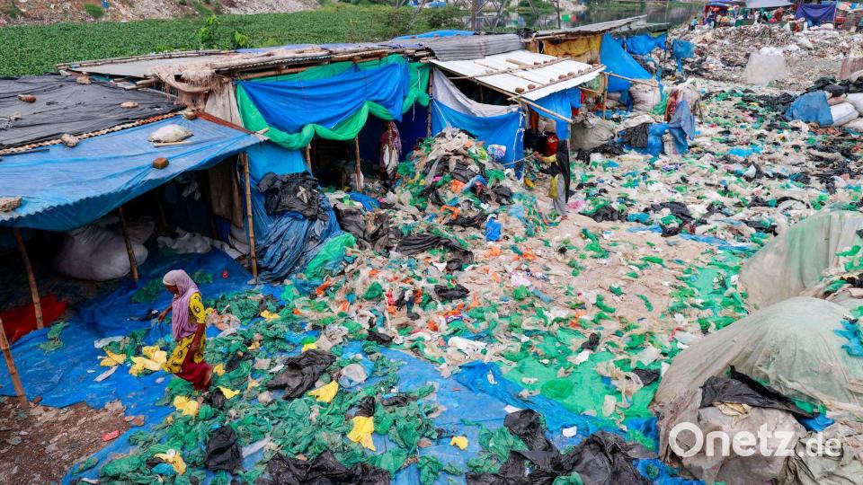 Die wichtigsten gesundheitsschädlichen Auswirkungen des Plastikzyklus sind den Daten zufolge globale Erwärmung und Feinstaub. (Archivbild) Bild: Suvra Kanti Das/ZUMA Press Wire/dpa