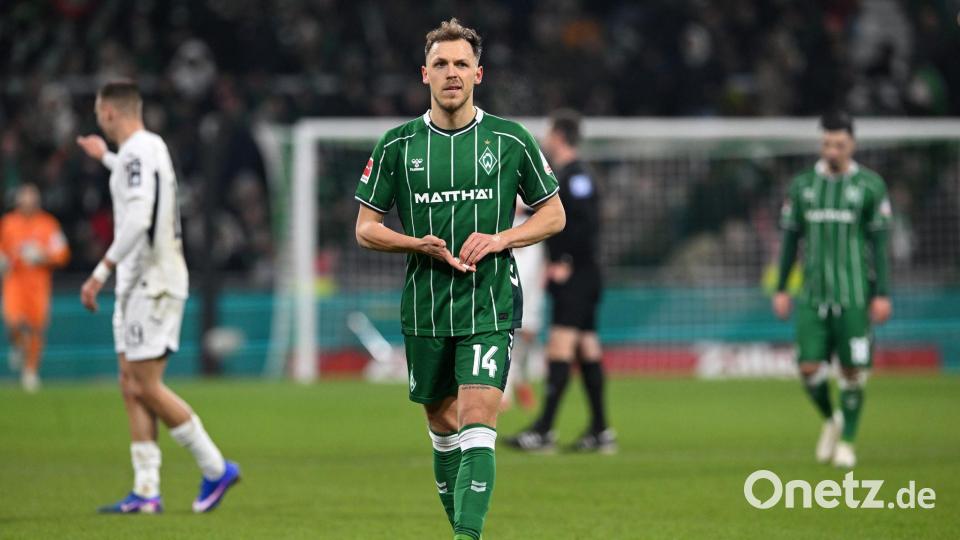 Zählte zu den Besten bei Werder: Aushilfs-Abwehrchef Senne Lynen. Bild: Carmen Jaspersen/dpa