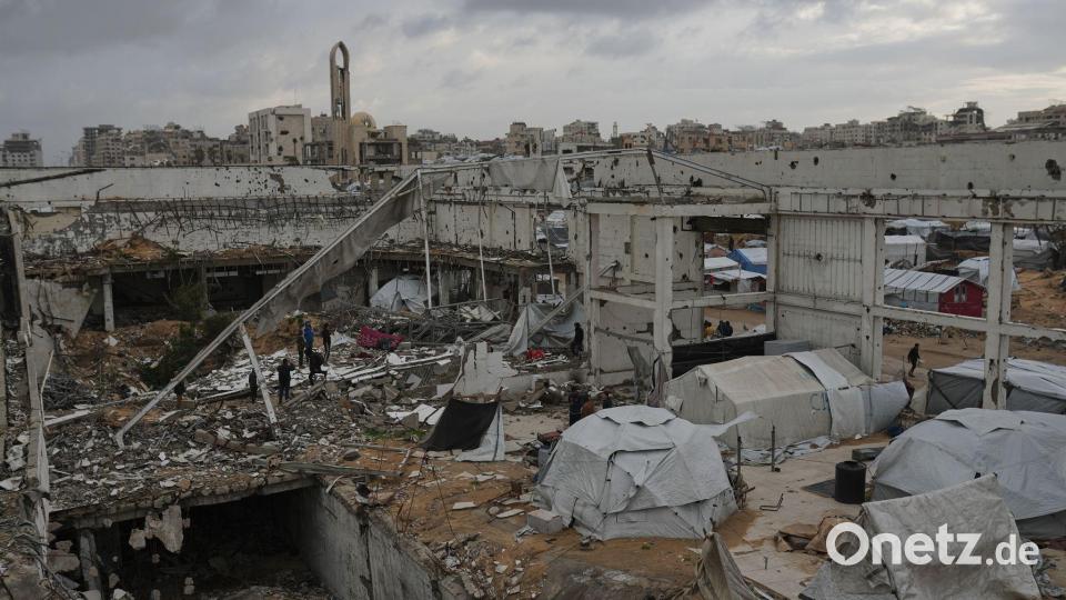 Der Gazastreifen ist nach zwei Kriegsjahren großflächig zerstört. (Archivbild) Bild: Jehad Alshrafi/AP/dpa