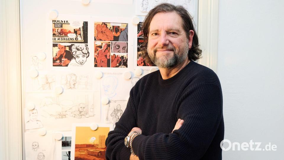 Ully Arndt hat viele Jahre an dem Comic gearbeitet, auch schon, bevor der Film rauskam. Nun hat er ihn veröffentlicht. Bild: Georg Wendt/dpa