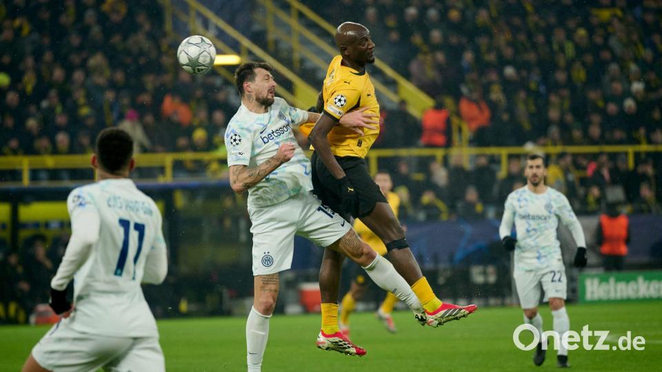 Dortmunds Serhou Guirassy spielte unglücklich. Bild: Bernd Thissen/dpa