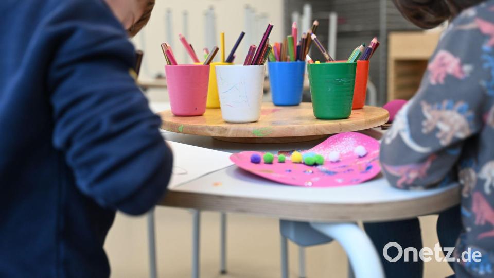 Nur in wenigen Kitas ist die Personalausstattung laut einer Studie optimal. (Archivbild) Bild: Maximilian von Klenze/dpa