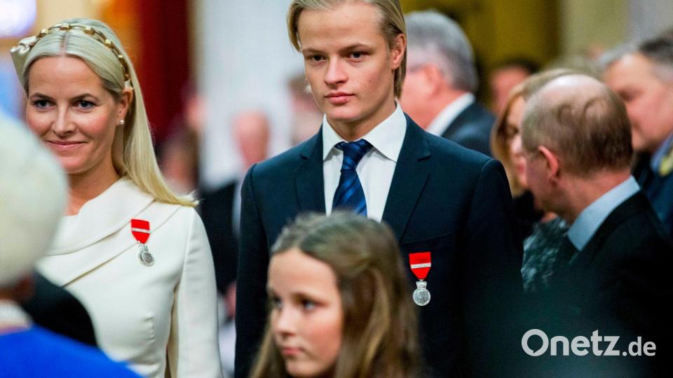 Marius Borg Høiby, der Sohn von Kronprinzessin Mette-Marit aus einer früheren Beziehung, ist in 38 Punkten angeklagt - unter anderem wegen Vergewaltigung. Bild: Vegard Wivestad Grott/NTB SCANPIX/EPA/dpa