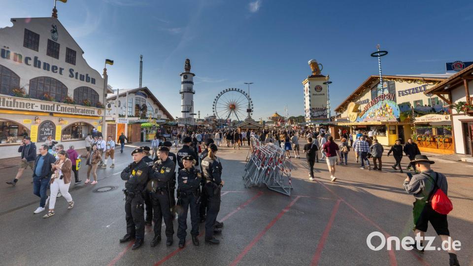 14 große Wiesn-Zelte gibt es, dazu kleine und die auf der Oidn Wiesn. (Archivfoto) Bild: Peter Kneffel/dpa
