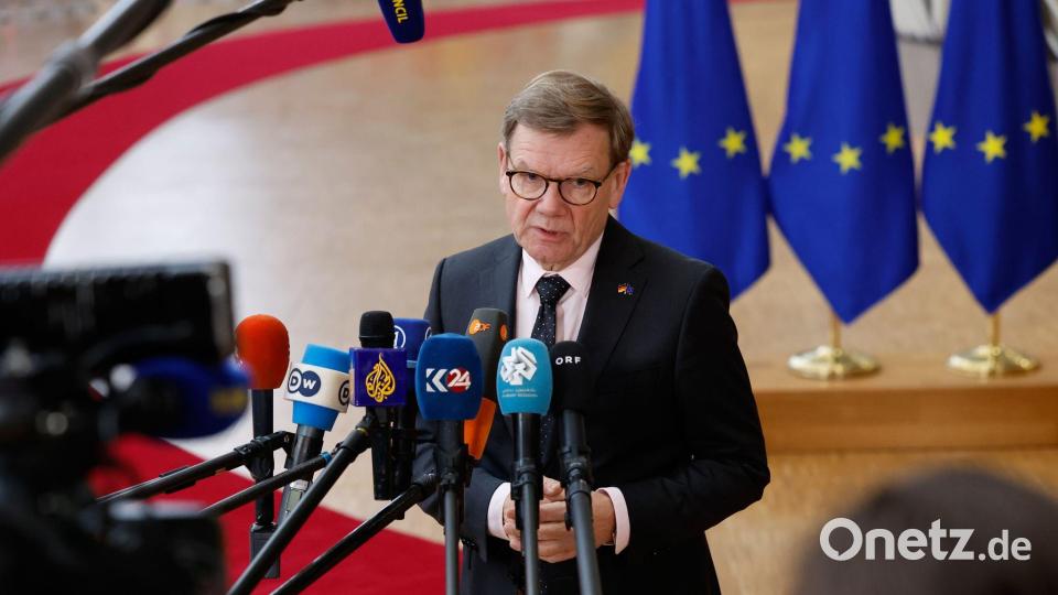 „Diese heute getroffene Entscheidung ist ein starkes politisches Signal – und ein überfälliges“, sagt der deutsche Außenminister Johann Wadephul. Bild: Geert Vanden Wijngaert/AP/dpa