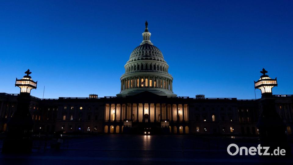 Kommt es erneut zu einem Shutdown? Das entscheidet sich bald im US-Kongress. (Archivbild) Bild: Jose Luis Magana/AP/dpa
