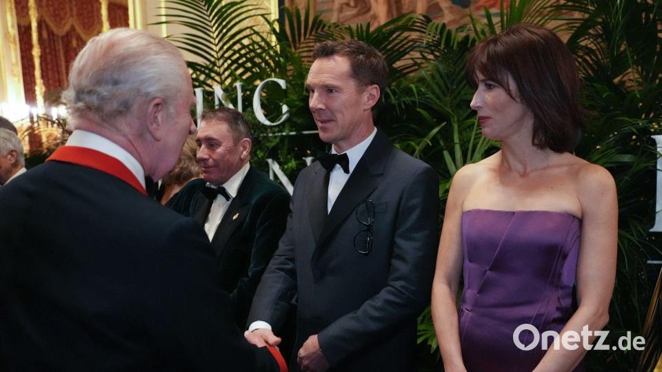 Der britische Schauspieler Benedict Cumberbatch war ebenso auf der Premiere. Bild: Jonathan Brady/PA Wire/dpa