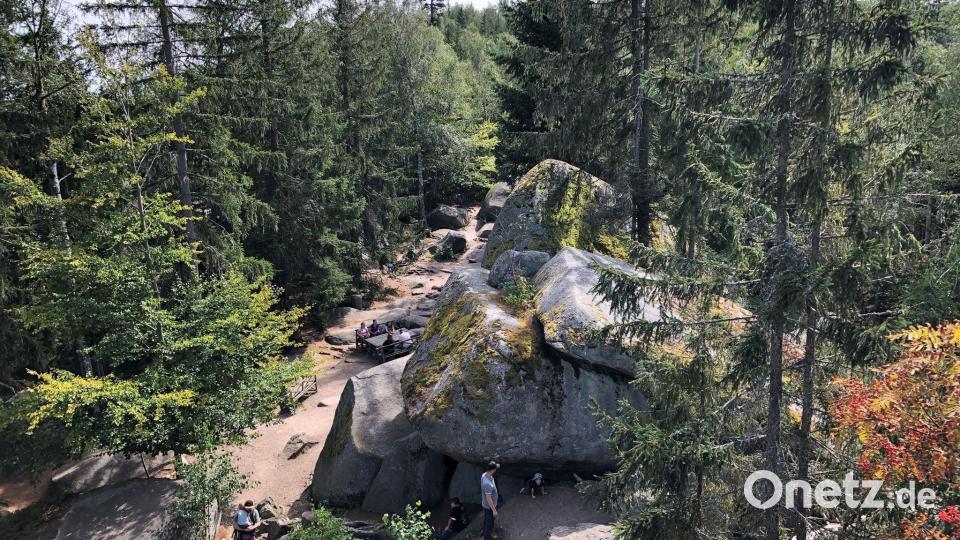 Die Granitfelsen beeindruckten einst auch Goethe. (Archivbild) Bild: Kathrin Zeilmann/dpa